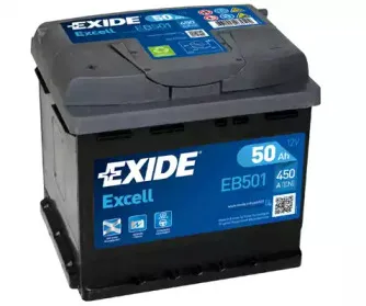 EB501 EXIDE Стартерная аккумуляторная батарея
